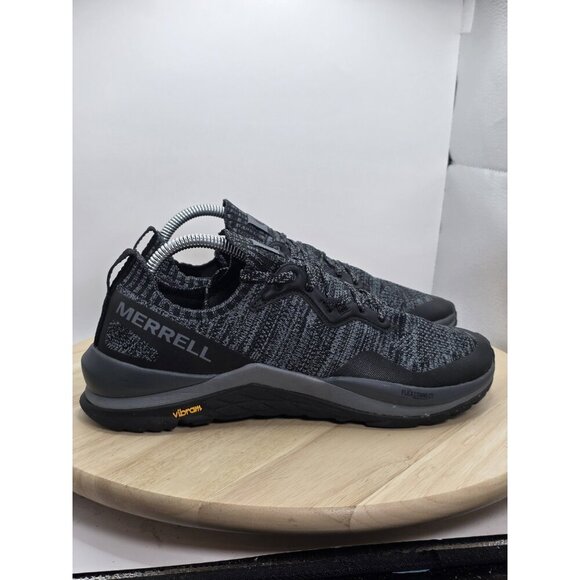 Merrell Vapor Glove 6 Gray Mens 8.5 Trail Run Jog Walk Shoe Minimalist Barefoot - Picture 3 of 9